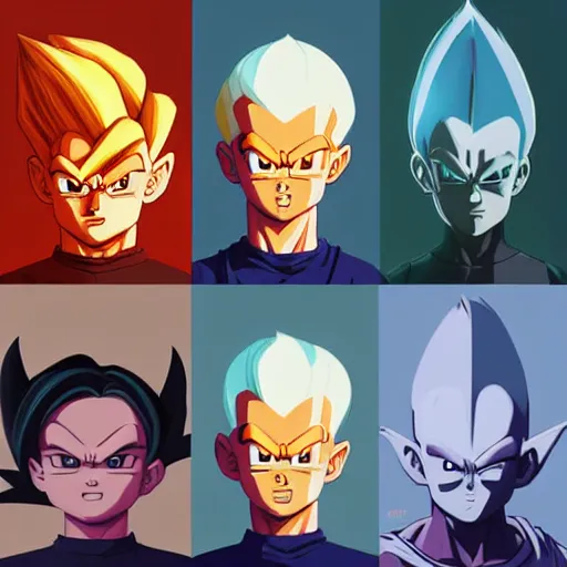 Image similar to face icon stylized minimalist dragon ball z, loftis, cory behance hd by jesper ejsing, by rhads, makoto shinkai and lois van baarle, ilya kuvshinov, rossdraws global illumination