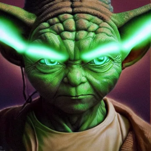 Image similar to ultra realistic portrait painting of yoda, art by akira toriyama, 4 k, dragon ball artstyle, cel shaded, highly detailed, epic lighting