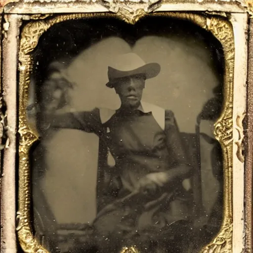 Image similar to tintype photo of a nightmare