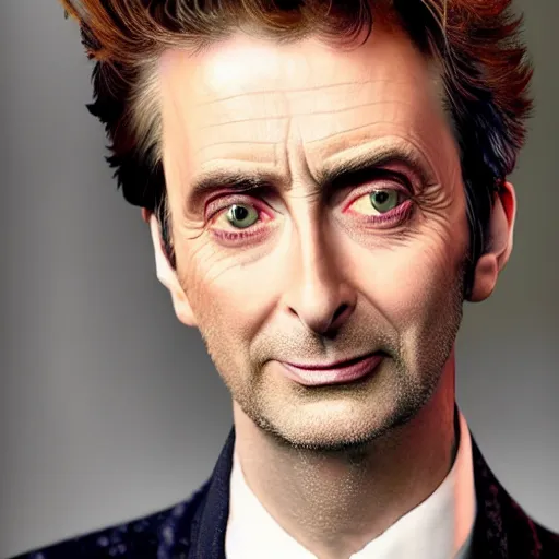 Image similar to david tennant mixed with peter capaldi