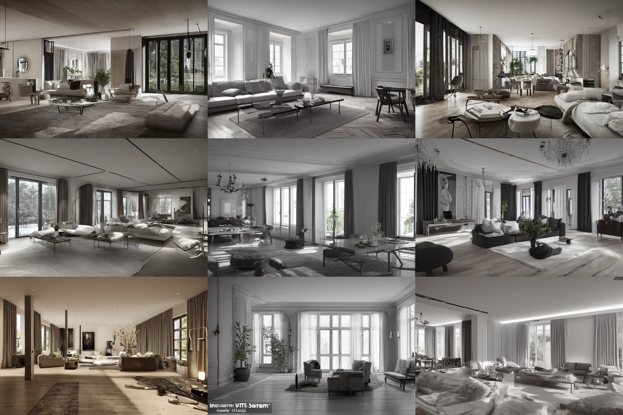 Image similar to interior of scandanavian luxury home, highly detailed, unreal engine 5, raytraced, d render