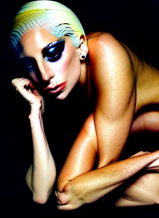 Image similar to lady gaga photoshoot by annie leibovitz