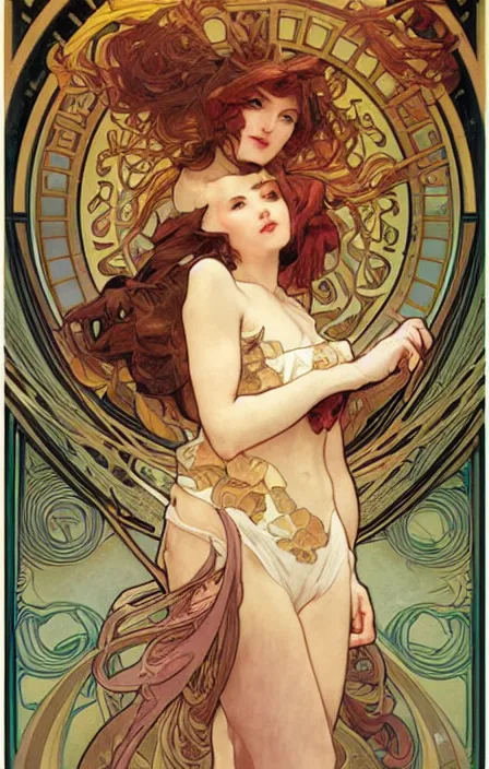 Image similar to bodice ripper book cover art by artgerm alphonse mucha, wlop