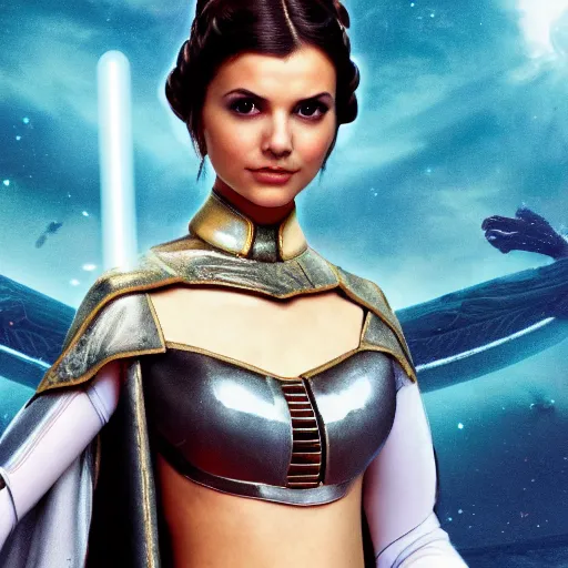 Image similar to victoria justice as princess padme in star wars episode 3, 8k resolution, full HD, cinematic lighting, award winning, anatomically correct