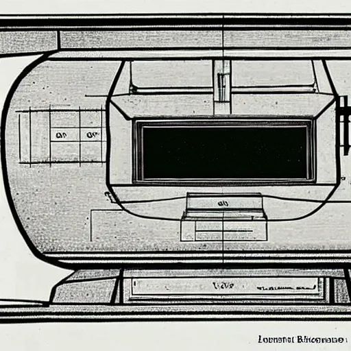 Image similar to ancient blueprint of the chronovisor, a television that takes pictures of the past