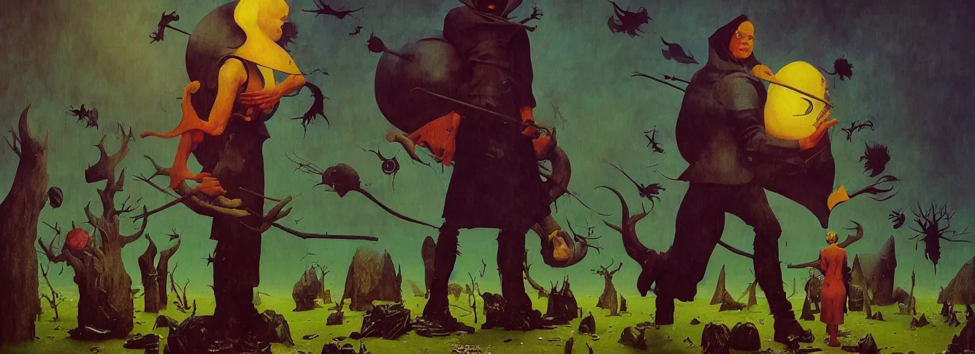 Image similar to full - body portrait surreal colorful clay fighting artstation rpg witch character concept art anatomy, action pose, very coherent and colorful high contrast masterpiece by norman rockwell franz sedlacek hieronymus bosch dean ellis simon stalenhag rene magritte gediminas pranckevicius, dark shadows, sunny day, hard lighting, reference sheet white! background