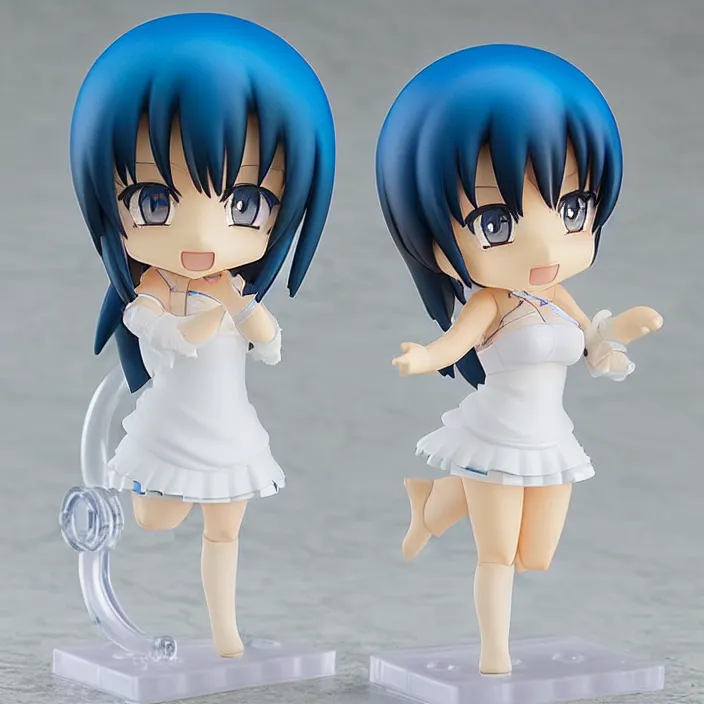 Image similar to an anime nendoroid of the water droplet, figurine, detailed product photo