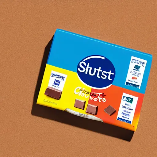 Image similar to Ritter Sport chocolate with snot flavour, product shot, photo