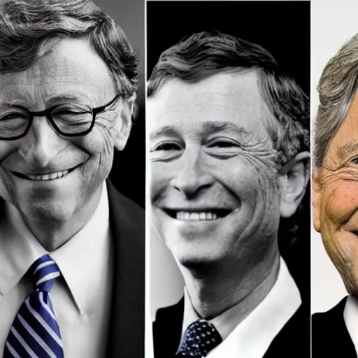 Image similar to hillary clinton, bill gates, george w bush, mario draghi as human lizards, portrait photography by annie leibovitz