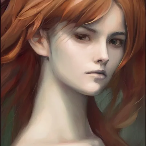 Prompt: a painting in the style of charlie bowater, and in the style of stephen bauman, and in the style of john william waterhouse. smooth, sharp focus, semi - realism.
