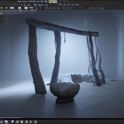 Prompt: a very interesting object, unreal engine, lighting, 4k, realism