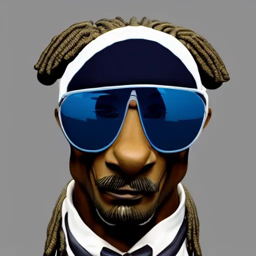 Prompt: hyperdetailed 3 d cartoon render of cartoon snoop dogg in a confident expressive pose, cartoon eyes!!!!! cute cartoon style, white background, low angle shot, cinematic studio lighting, studio quality, octane render, unreal engine 5, trending on artstation, art by sebastian jm, 8 k