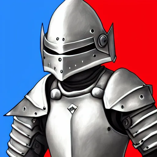 Image similar to digital painting, shading, overwatch style, medieval knight with large claymore