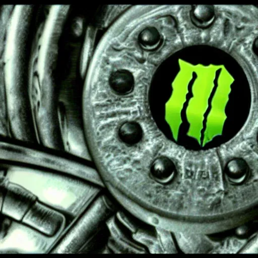 Prompt: Fallout (1997) render of a Monster Energy drink can, close up of a screenshot from Fallout (1997)