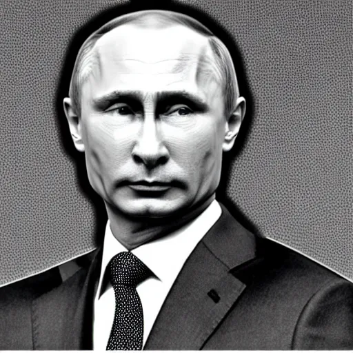 Image similar to vladimir putin in the 4 th dimension