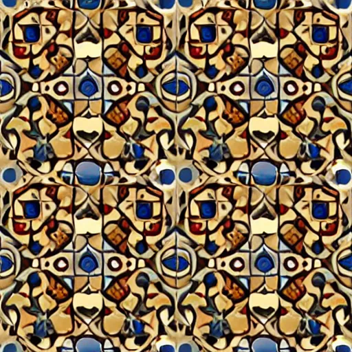 Image similar to toon - style stylized tile floor texture