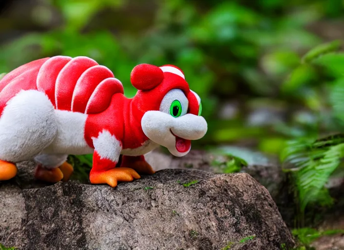 Image similar to national geographic wildlife photo of real life yoshi yoshi in real life in the wild, 8 k, 8 5 mm f 5. 6