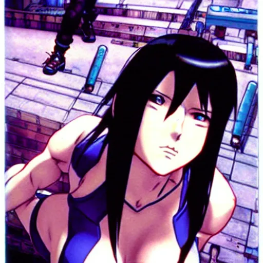 Image similar to tifa lockheart!!! in ghost in the shell!! by masamune shirow