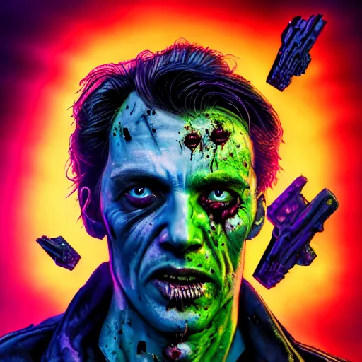 Image similar to a portrait of the x men as zombies, highly detailed, digital photo, hdri, by christopher bretz and john carpenter, vivid colors, high contrast, 8 k resolution, intricate, photorealistic, smooth, psychedelic color scheme, concept art, award winning, cg society contest winner