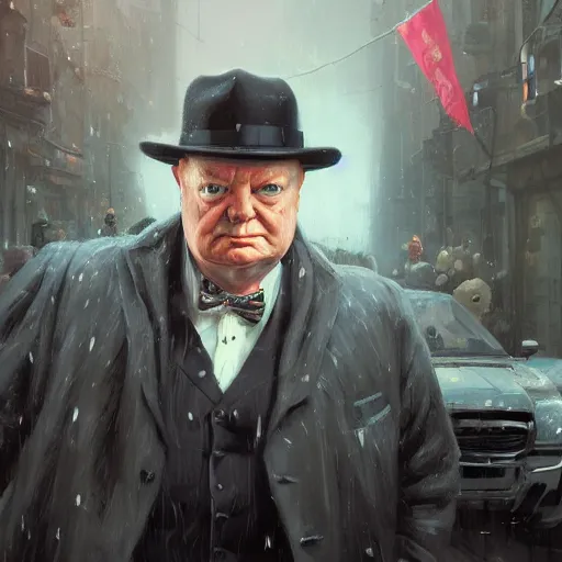 Prompt: highly detailed portrait, winston churchill, in gta v, stephen bliss, unreal engine, fantasy art by greg rutkowski, loish, rhads, ferdinand knab, makoto shinkai and lois van baarle, ilya kuvshinov, rossdraws, tom bagshaw, global illumination, radiant light, detailed and intricate environment