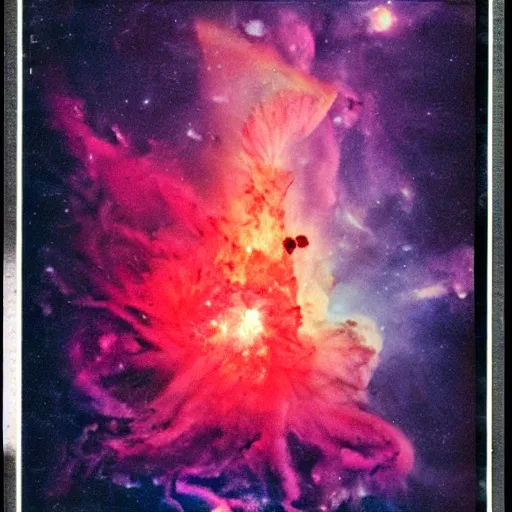 Prompt: ømolten venom nebula polaroid nebula polaroid ømolten venom