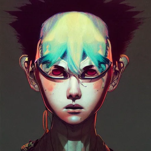 Prompt: prompt : dream punk portrait soft light painted by james jean and katsuhiro otomo and erik jones, inspired by akira anime, smooth face feature, intricate oil painting, high detail illustration, sharp high detail, manga and anime 1 9 9 9