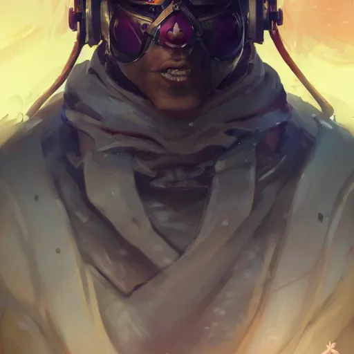 Image similar to portrait of a cybernetic samurai, cyberpunk concept art by pete mohrbacher and artgerm and wlop and greg rutkowski and deathburger, digital art, highly detailed, intricate, sci-fi, sharp focus, Trending on Artstation HQ, deviantart, unreal engine 5, 4K UHD image