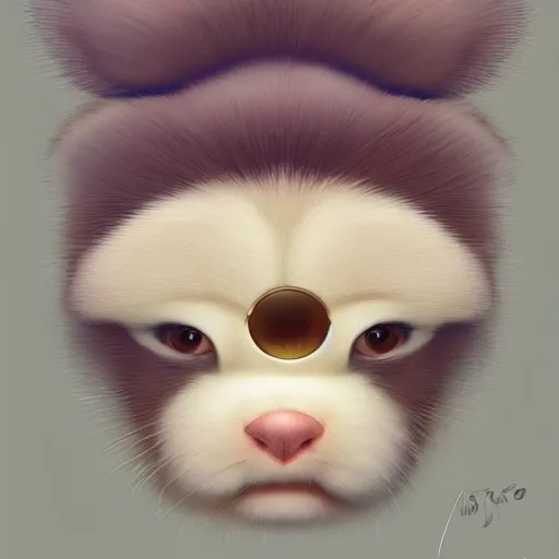 Prompt: cutie fluffy creature elton john, digital art, 3 d, octave render, masterpiece, mega detailed, pixar, disney, vivid illustration, cartoon, fantasy, by george stubbs, artgerm, in the style of ghibli kazuo oga, pastel fur