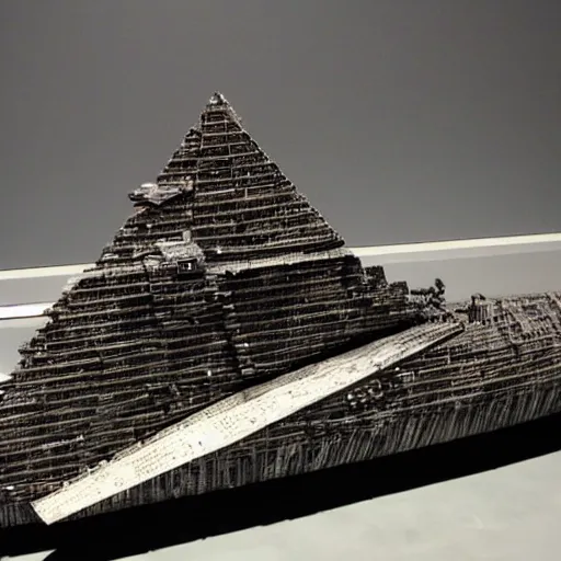 Image similar to a star destroyer from star wars