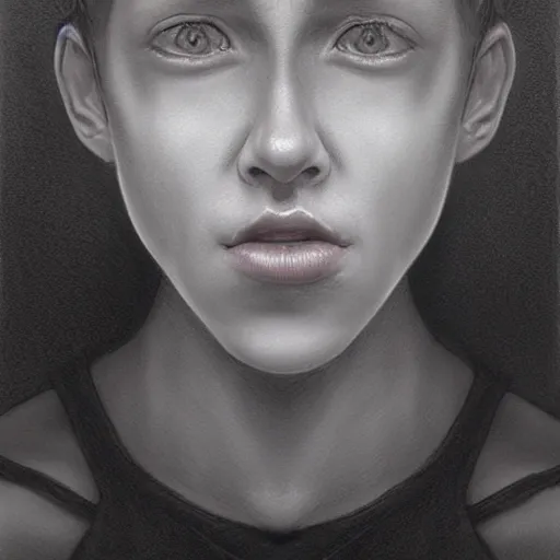 Prompt: a two people's face blending together!!!!!!, photorealistic art style, charcoal drawing by richard mortensen, matte drawing, hyper realism, zbrush, mannerism