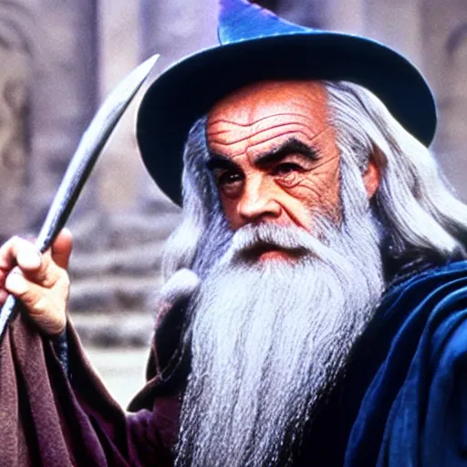 Image similar to Sean Connery as Gandalf