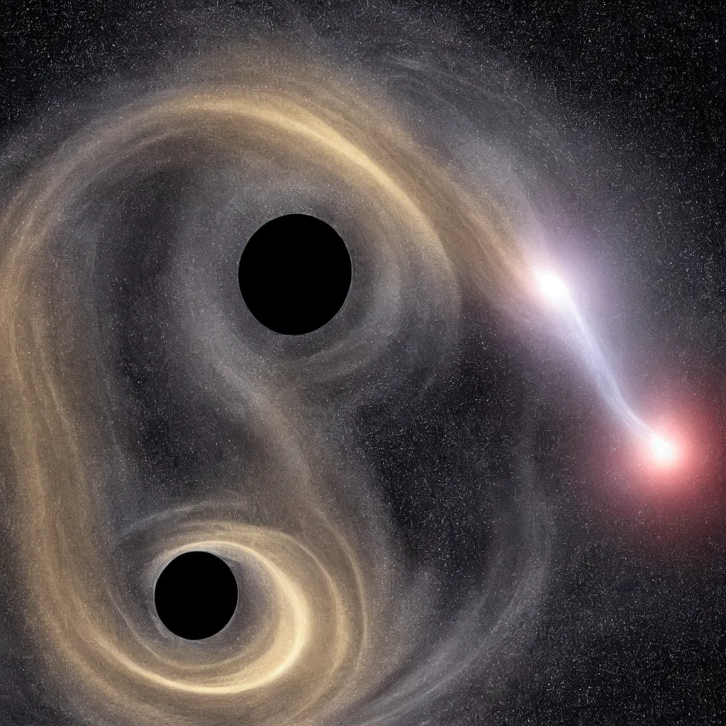 Image similar to an unimaginable fun moment of a blackhole