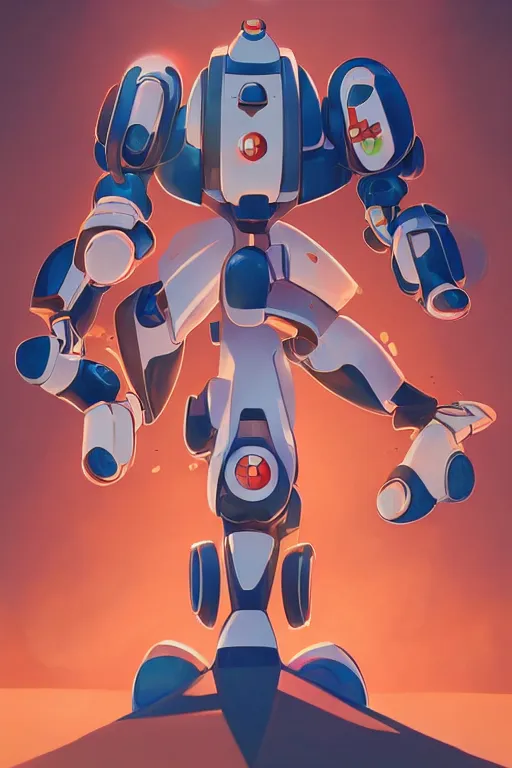 Image similar to metabots medabots medarotto medarot robot minimalist comics, behance hd by jesper ejsing, by rhads, makoto shinkai and lois van baarle, ilya kuvshinov, rossdraws global illumination ray tracing hdr radiating a glowing aura