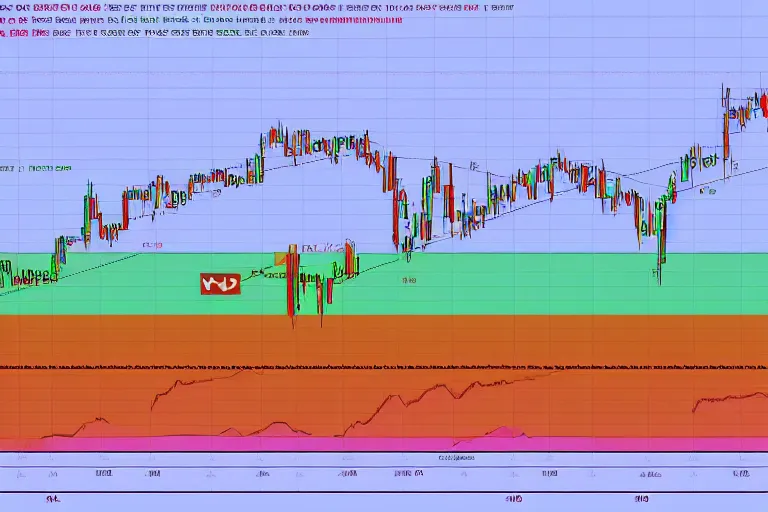 Image similar to stock financial candle chart, 8 k