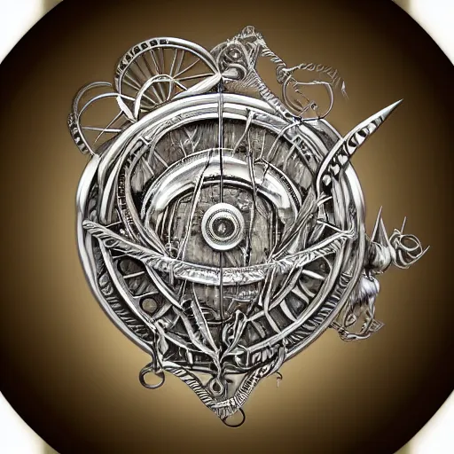 Prompt: illustration, highly detailed, digital painting, concept art, armillary rings jewelry