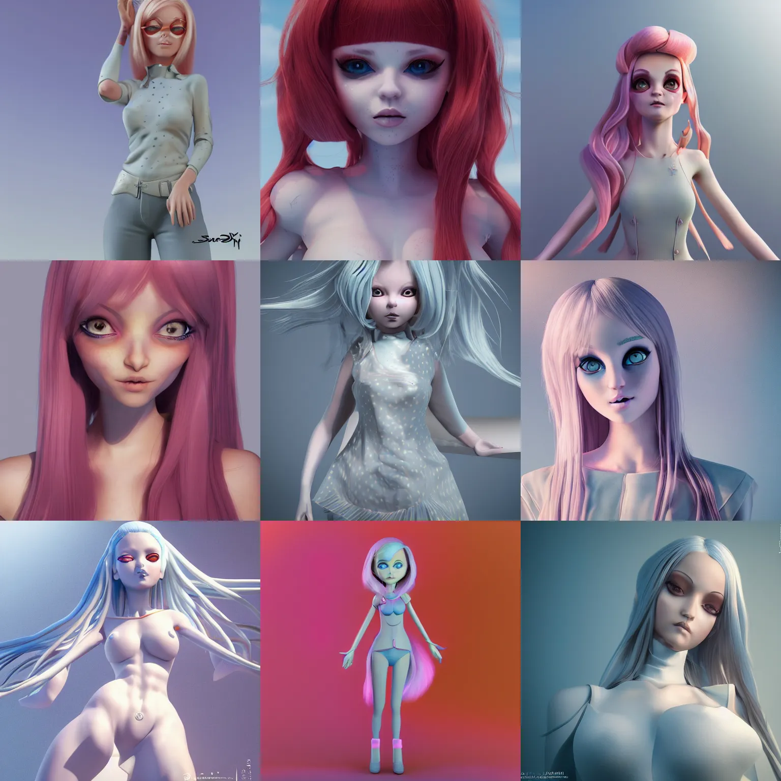 Prompt: skydoll noa, by alessandro barbucci and loish, barbbara cannepa global illumination