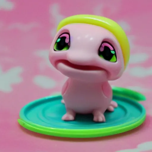Prompt: blobfish littlest pet shop toy