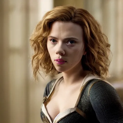 Image similar to scarlett johansson as hermione granger