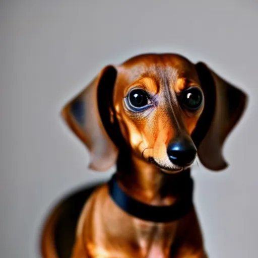 Image similar to a dachshund - cat - hybrid, animal photography