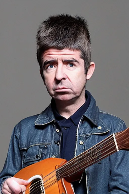 Image similar to noel gallagher with eyebrows 2 metres long