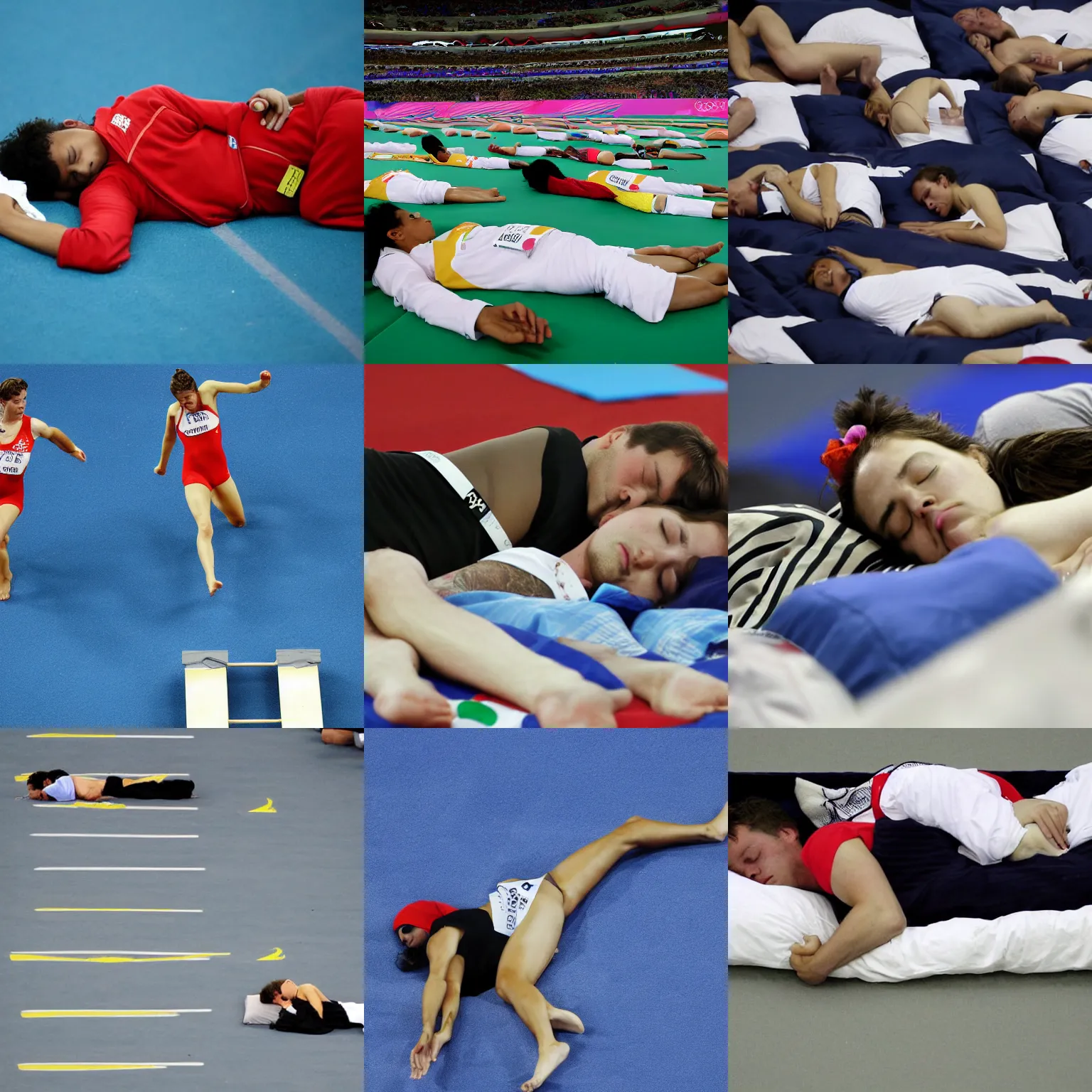 competitive sleeping at the olympic games, associated Stable