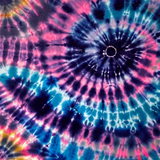 Prompt: Liminal space in outer space, Tie Dye