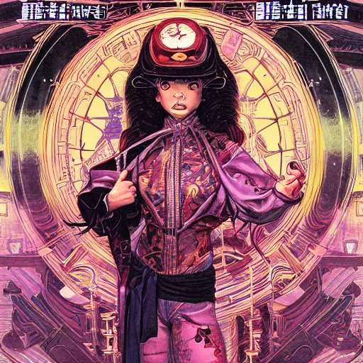 Image similar to portrait of girl from big trouble in little china, symmetrical, by yoichi hatakenaka, masamune shirow, josan gonzales and dan mumford, ayami kojima, takato yamamoto, barclay shaw, karol bak, yukito kishiro