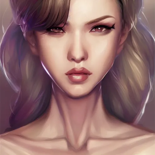 Image similar to female character concept by artgerm