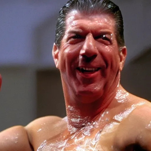 Image similar to vince mcmahon showering