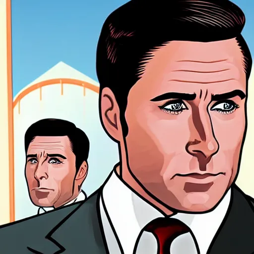 Image similar to A highly detailed award winning masterpiece portrait of Sterling Archer, 4k