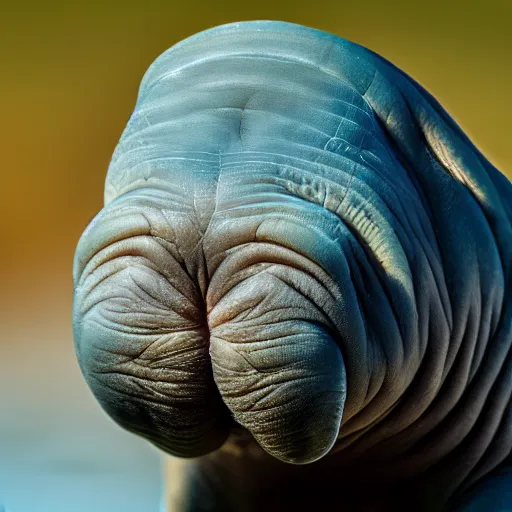 Image similar to a Walrus-Tardigrade-hybrid, award-winning-photograph, beautiful daylight, crystal-clear-focus, sharp-lens, amazing photography