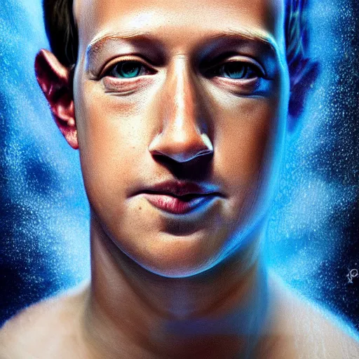 Image similar to mark zuckerberg as water, award winning water photography, extremely detailed, artstation, 8 k, sensual lighting, incredible art, wlop, artgerm