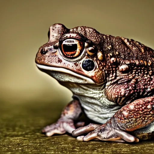 Prompt: stunning award winning hyperrealistic hdr 8 k highly detailed portrait photo of toad as a real human