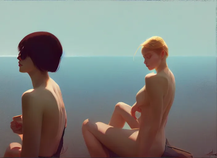 Prompt: dramatic situation, specular reflection, occlusion shadow, by ilya kuvshinov and jeremy lipking and quentin mabille